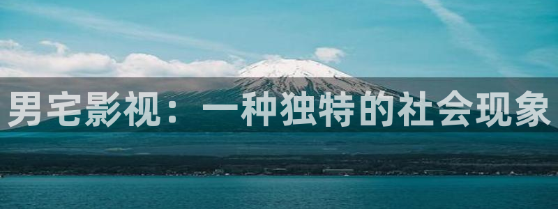 人人干人人视频：男宅影视：一种独特的社会现象